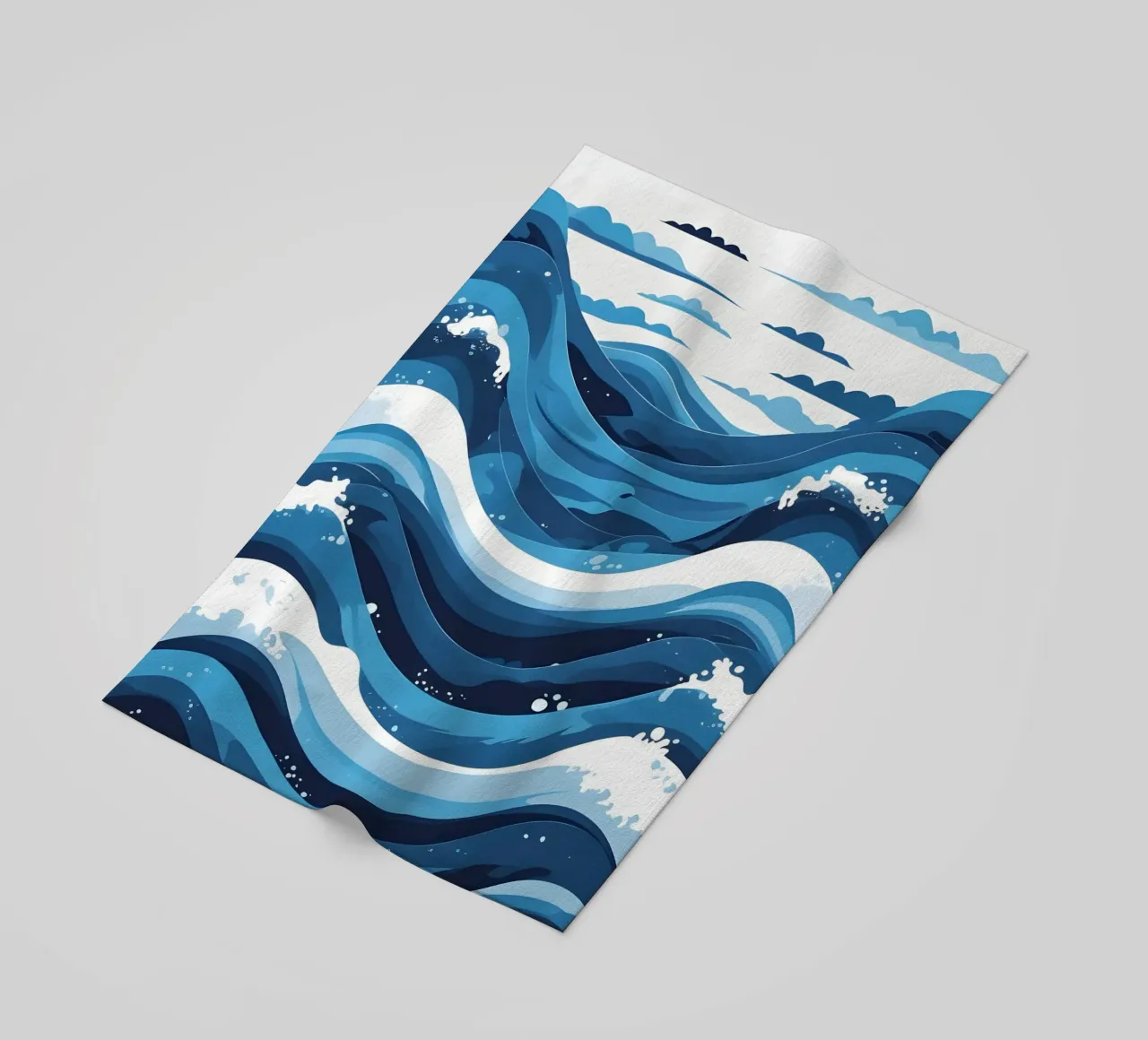 Wave pattern serviette de plage de LIFESTYLE OBJECTS