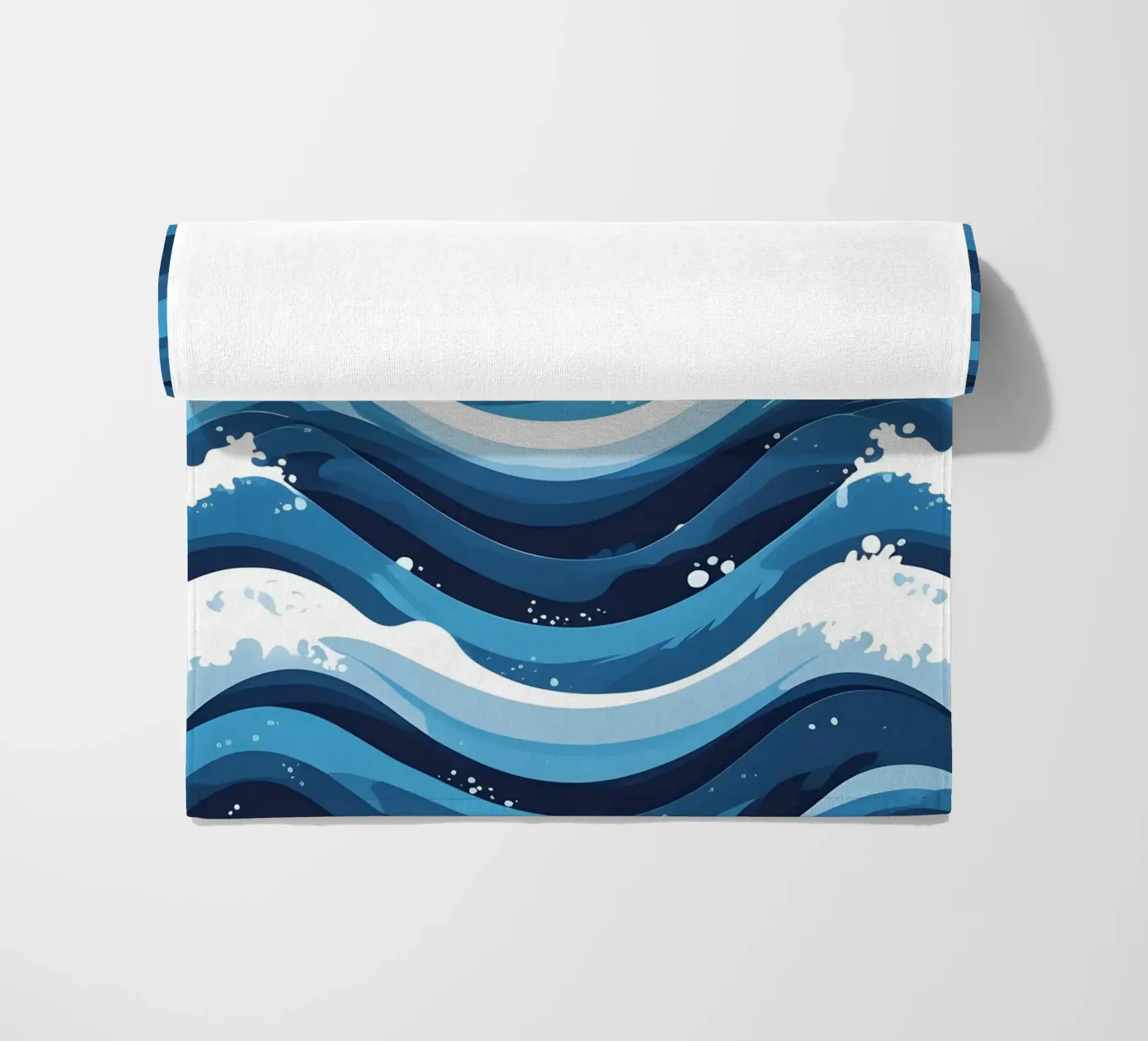 Wave pattern beach towel by LIFESTYLE OBJECTS