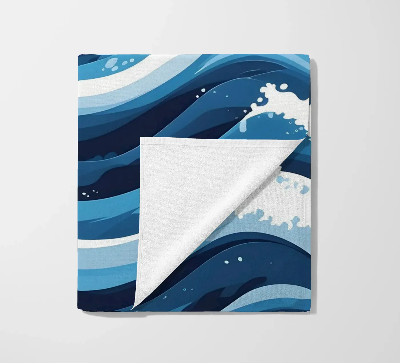 Wave pattern beach towel by LIFESTYLE OBJECTS