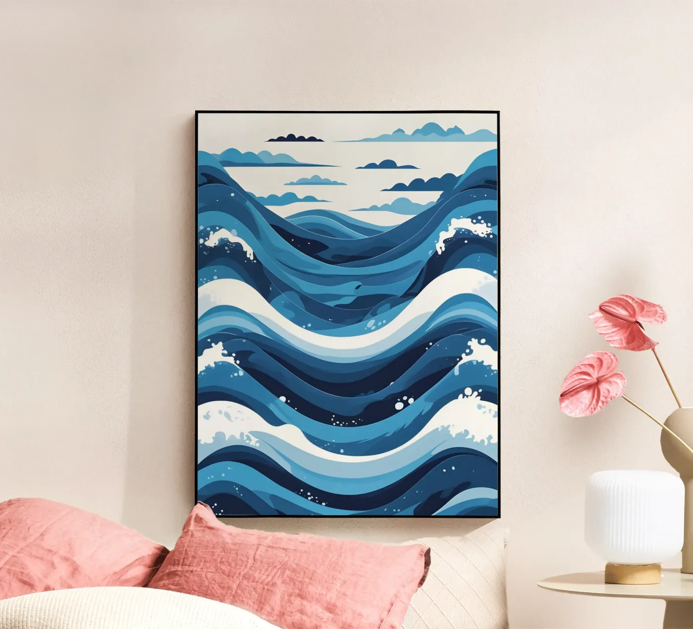 Wave pattern acrylic glass by LIFESTYLE OBJECTS