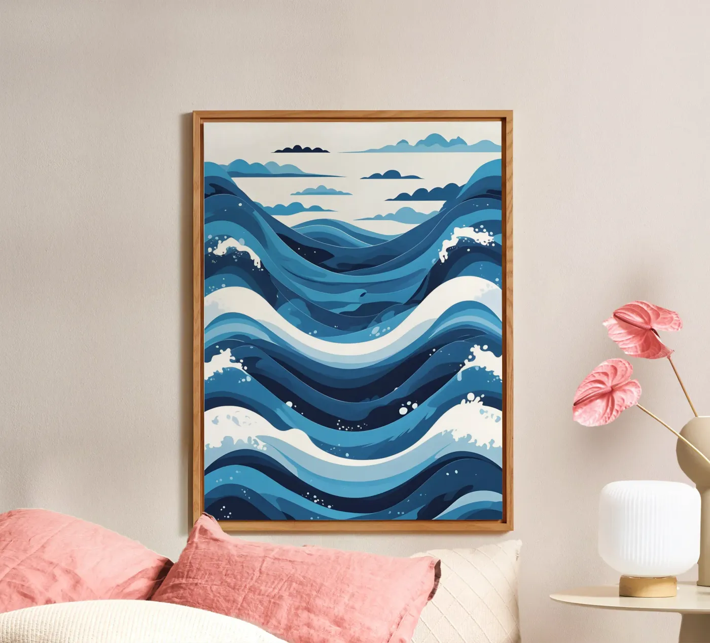 Wave pattern forex plate by LIFESTYLE OBJECTS