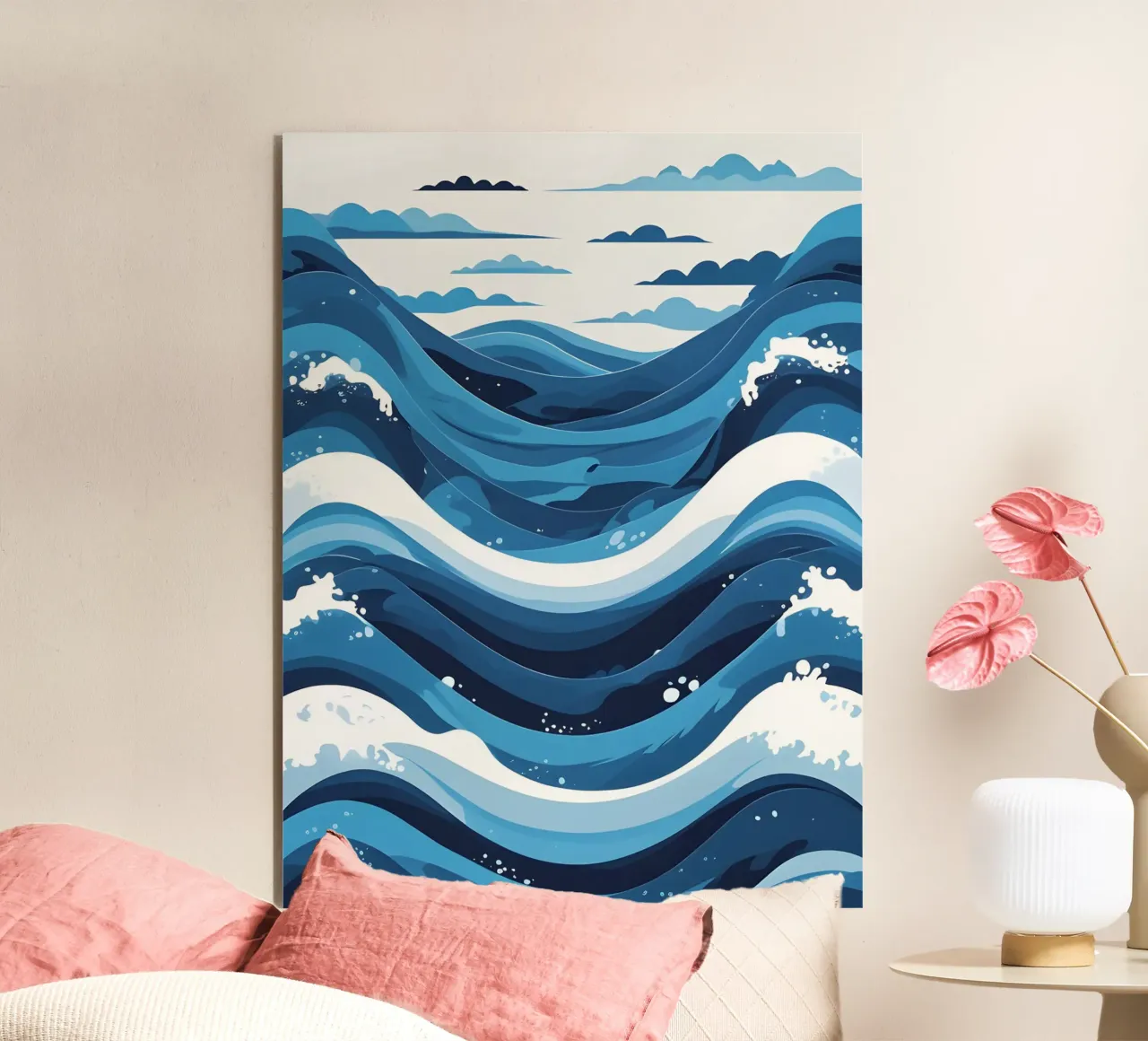Schema d'onda alluminio dibond da LIFESTYLE OBJECTS