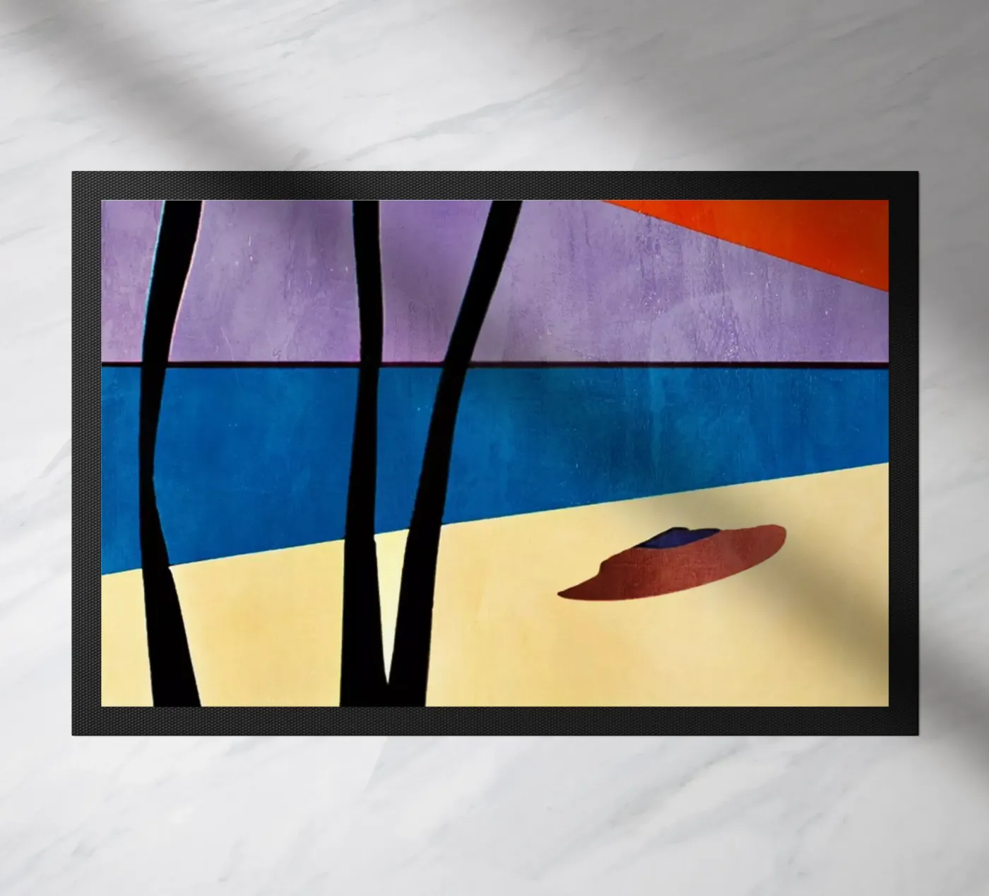 The Beach doormat by Bo Anderson