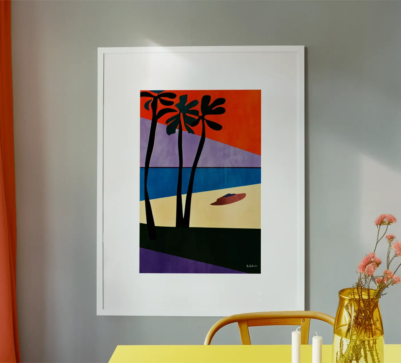 The Beach poster by Bo Anderson