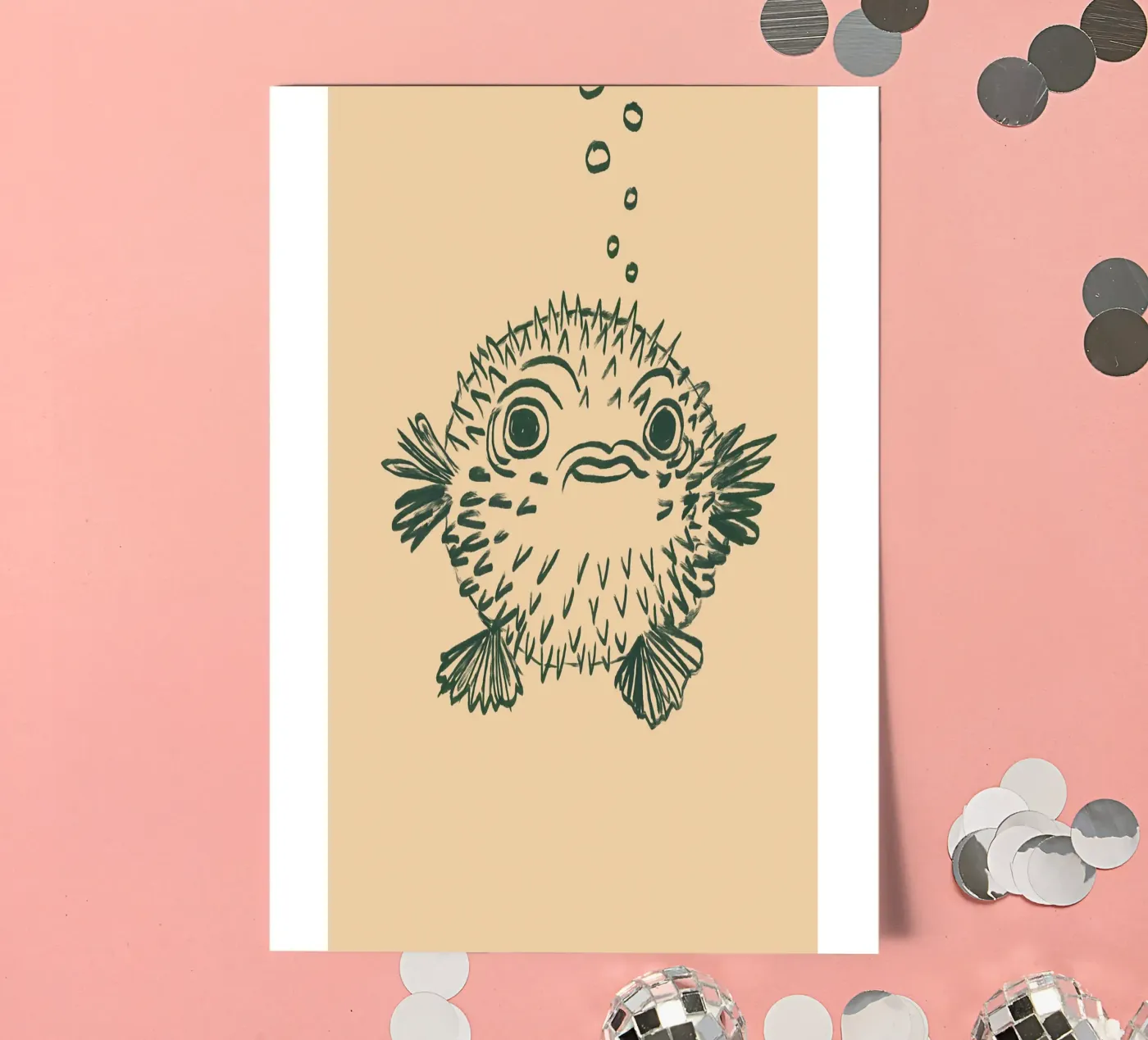 Kugelfisch sticker sheet by Studio Dolci