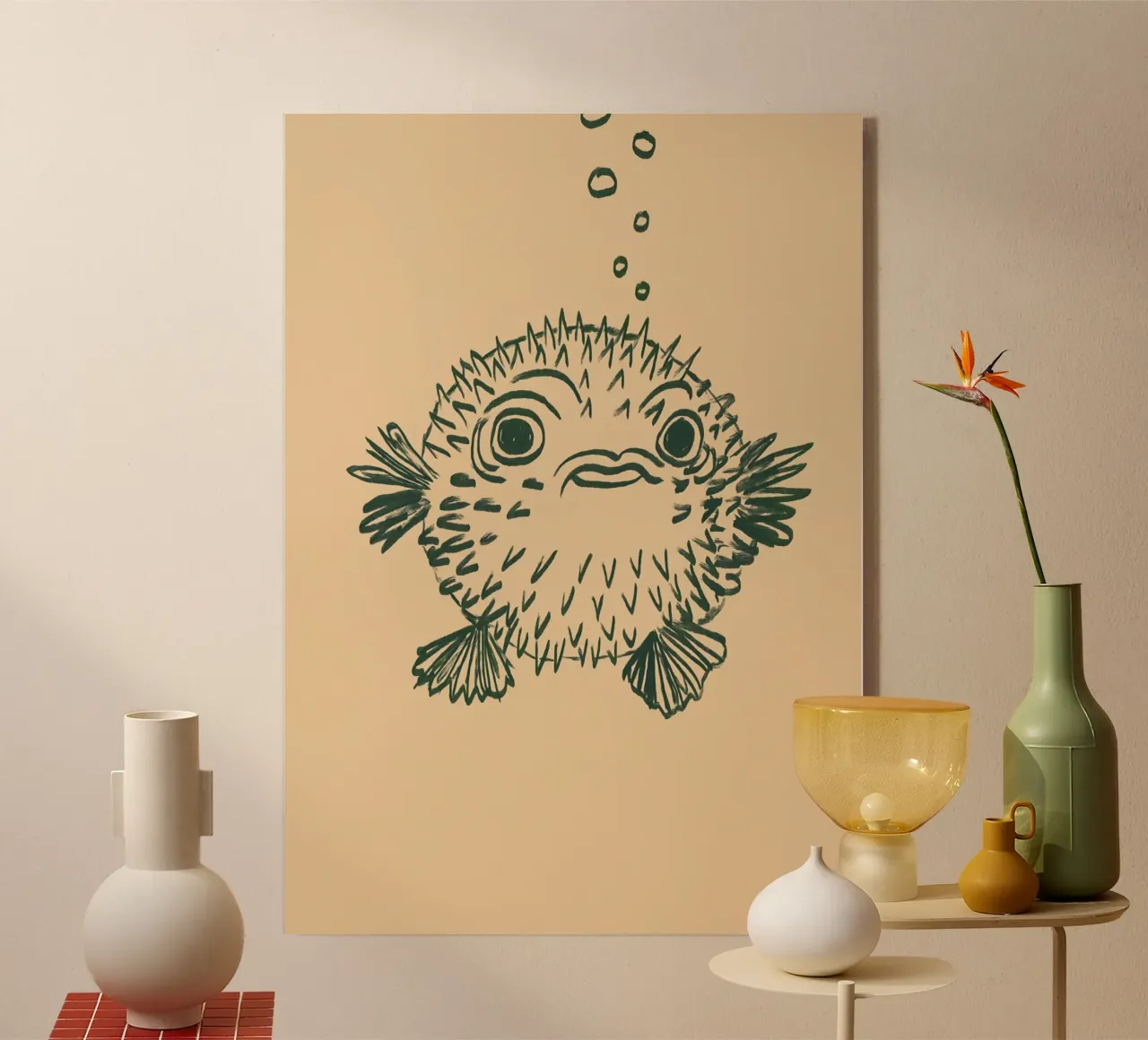 Kugelfisch plexiglass da Studio Dolci