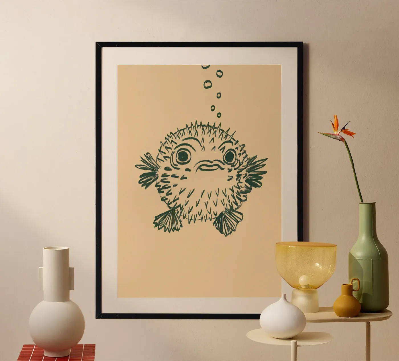 Kugelfisch poster da Studio Dolci