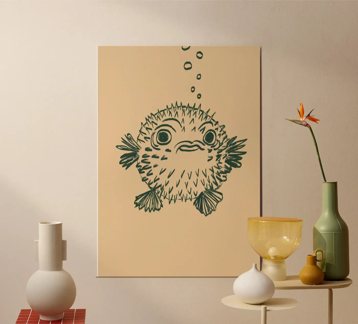 Kugelfisch poster da Studio Dolci