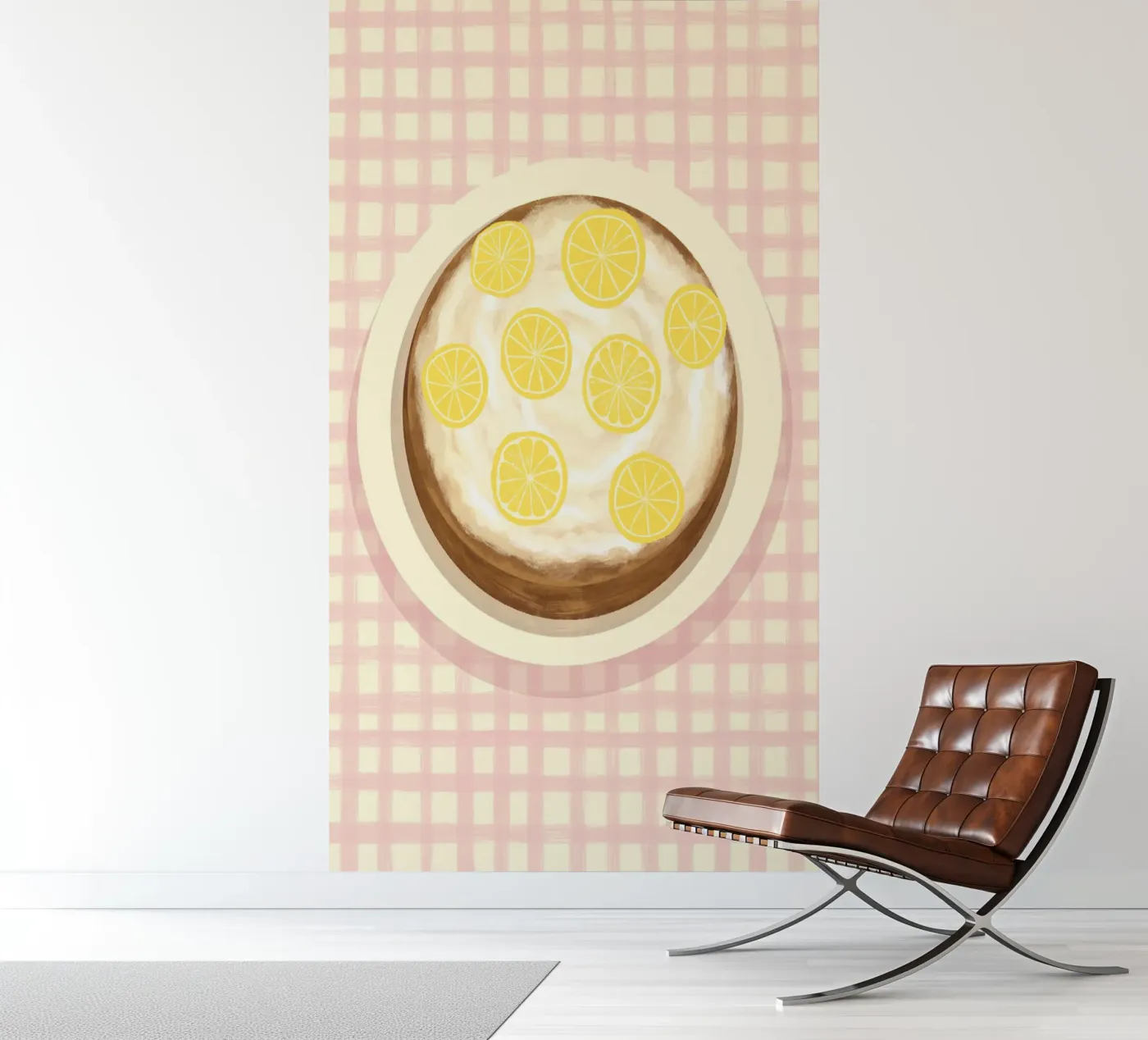Lemoncake fotobehang van Studio Dolci