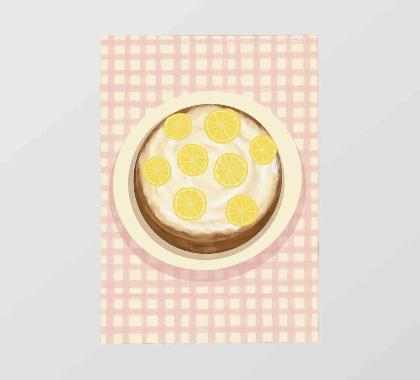 Lemoncake fotobehang van Studio Dolci
