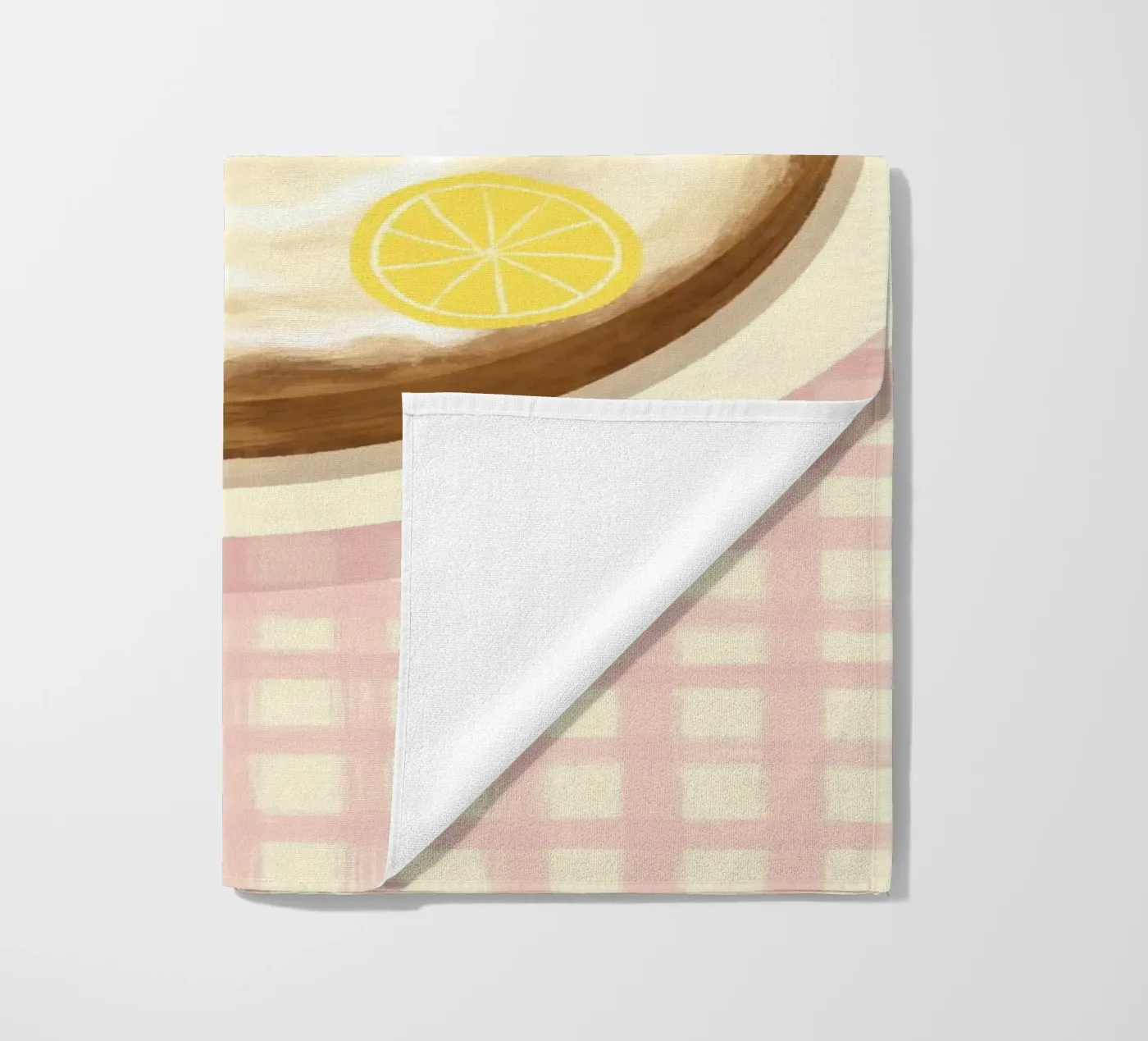 Lemoncake strandhanddoek van Studio Dolci