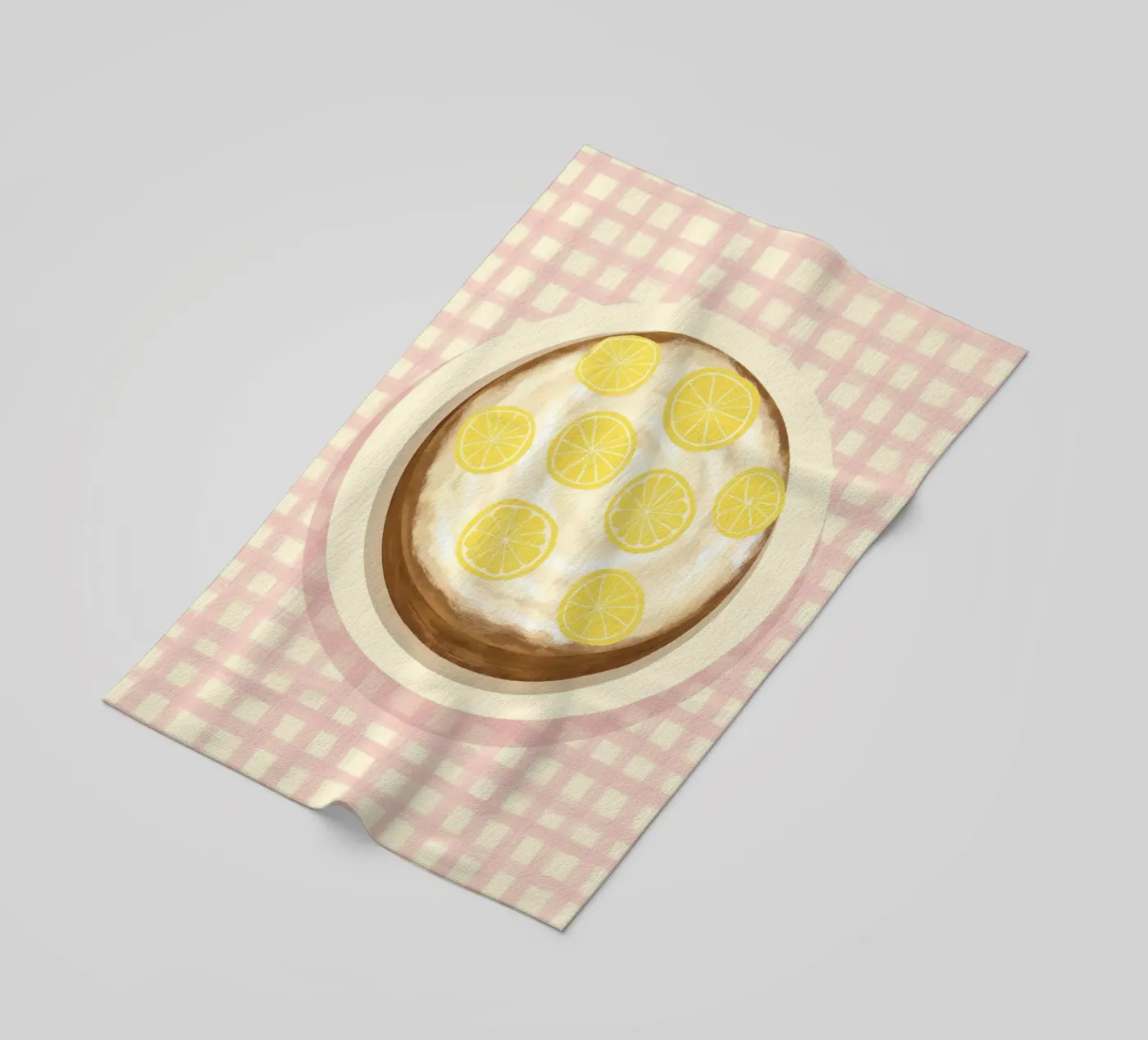 Lemoncake strandhanddoek van Studio Dolci