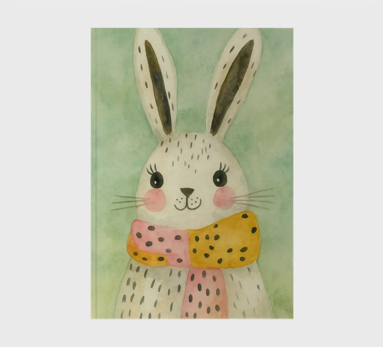 rabbit abstract drawing notebook by bougenfille