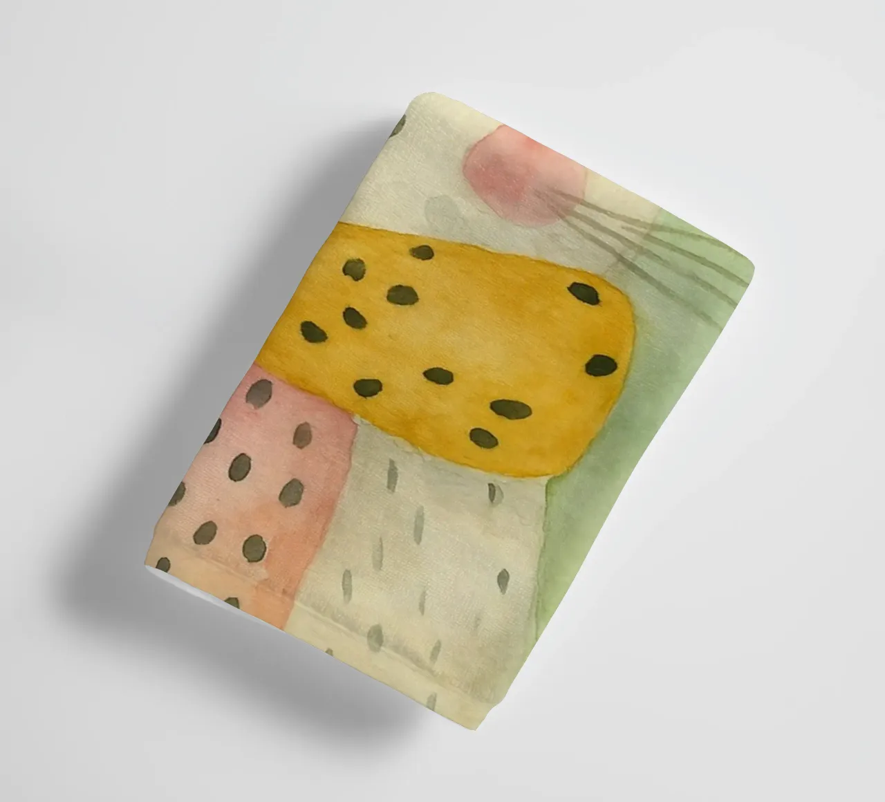 rabbit abstract drawing towel by bougenfille
