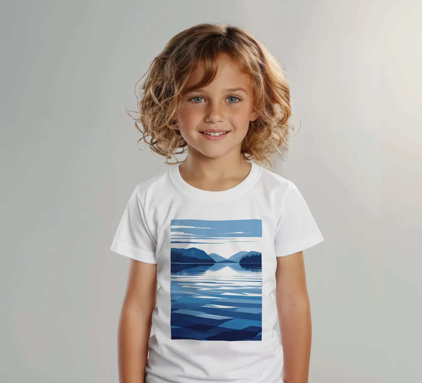 Lake reflection t-shirt bambini da LIFESTYLE OBJECTS
