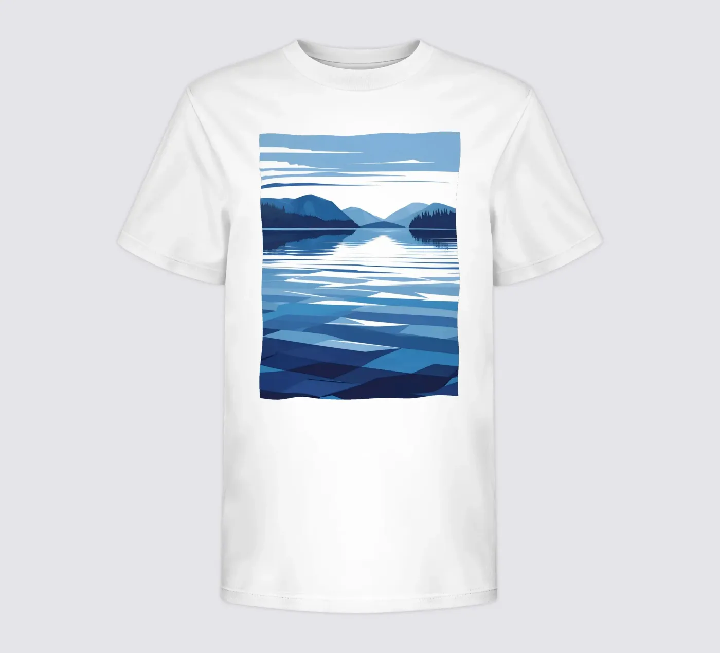 Lake reflection t-shirt bambini da LIFESTYLE OBJECTS