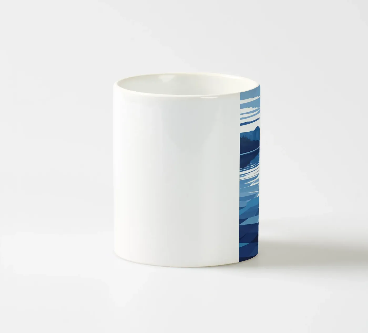 Lake reflection ceramic mug by LIFESTYLE OBJECTS