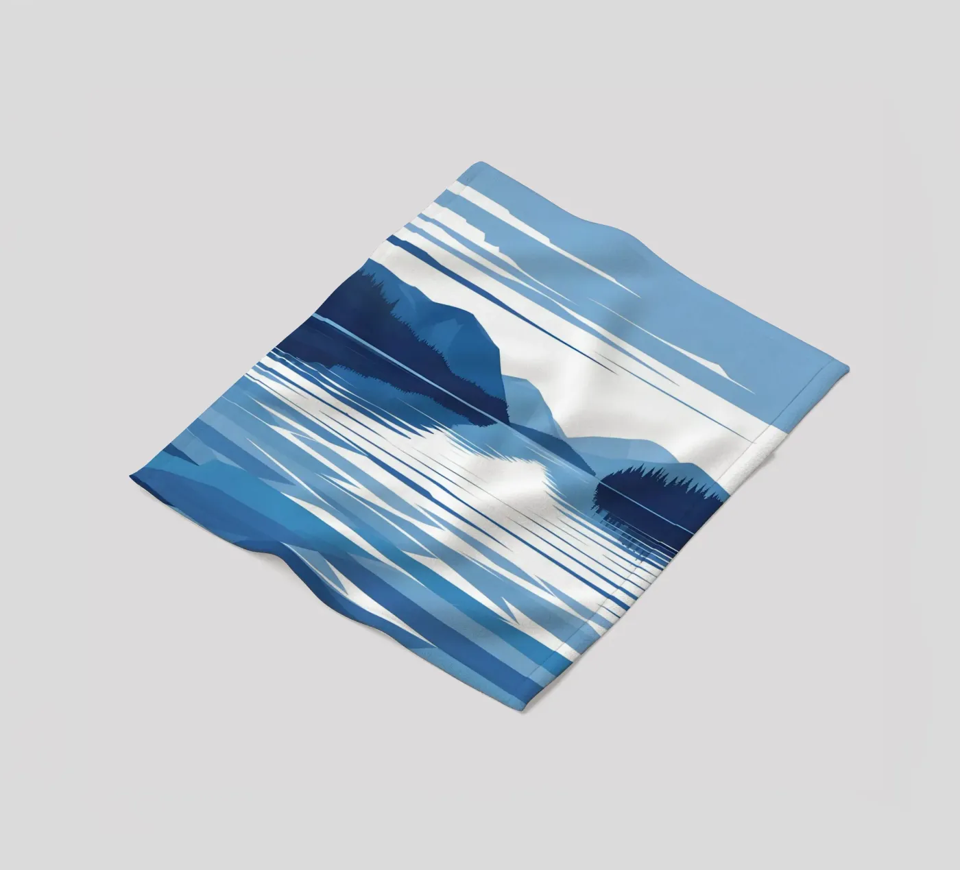 Reflexion im See Fleecedecke von LIFESTYLE OBJECTS