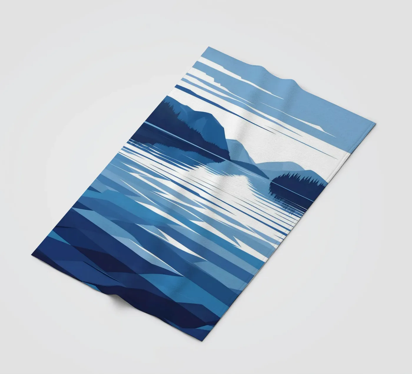 Reflexion im See Fleecedecke von LIFESTYLE OBJECTS