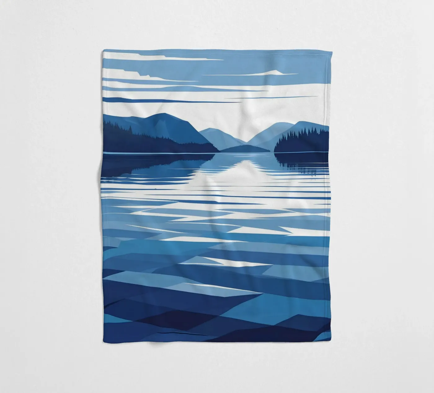 Reflexion im See Fleecedecke von LIFESTYLE OBJECTS