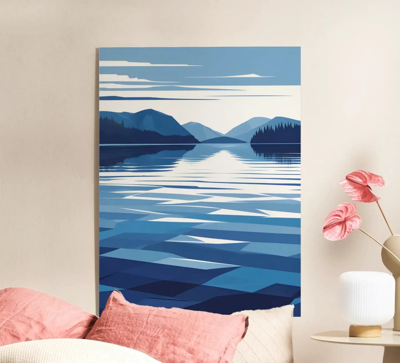 Reflexion im See Acryl-Glas von LIFESTYLE OBJECTS