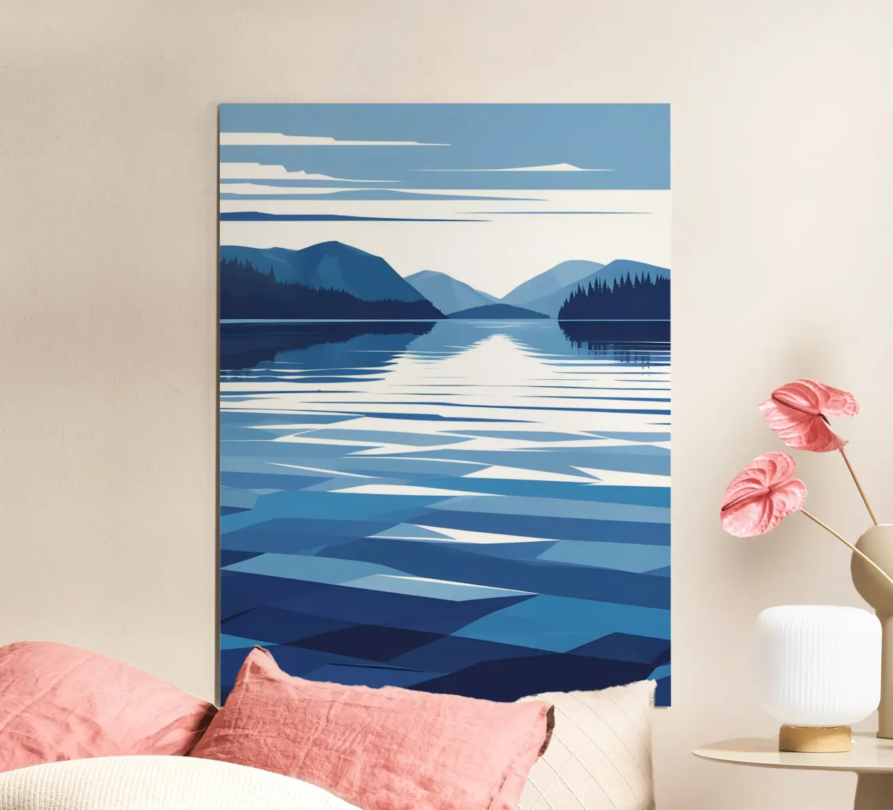 Lake reflection poster by LIFESTYLE OBJECTS