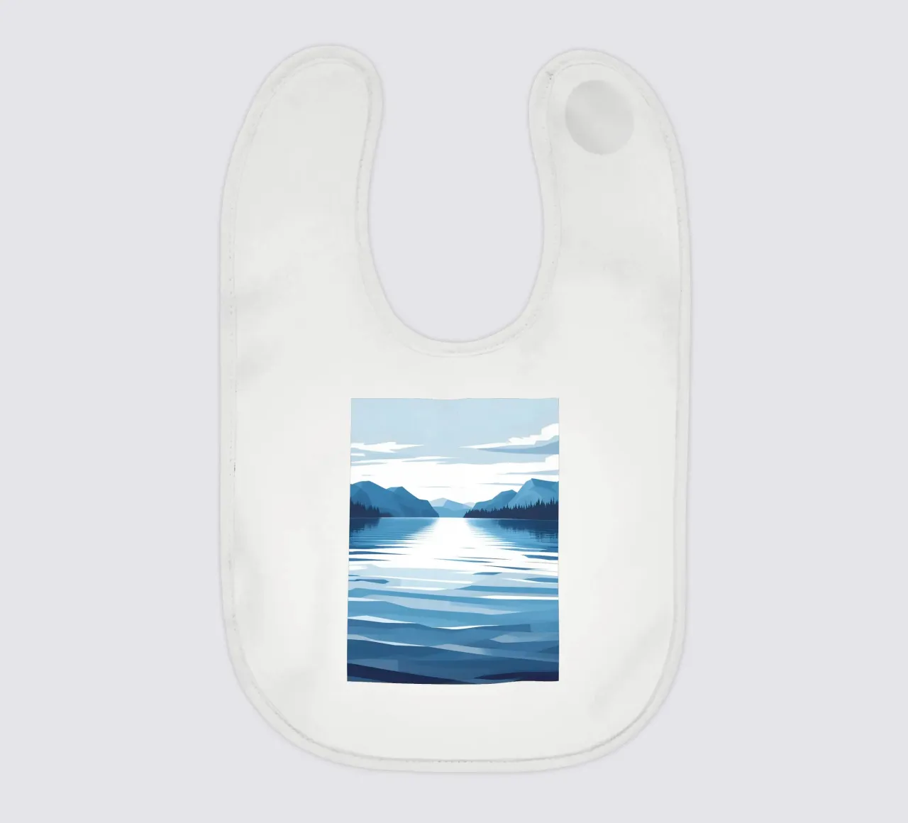 Lake reflection Babylätzchen von LIFESTYLE OBJECTS