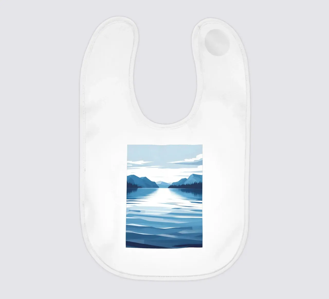 Lake reflection Babylätzchen von LIFESTYLE OBJECTS