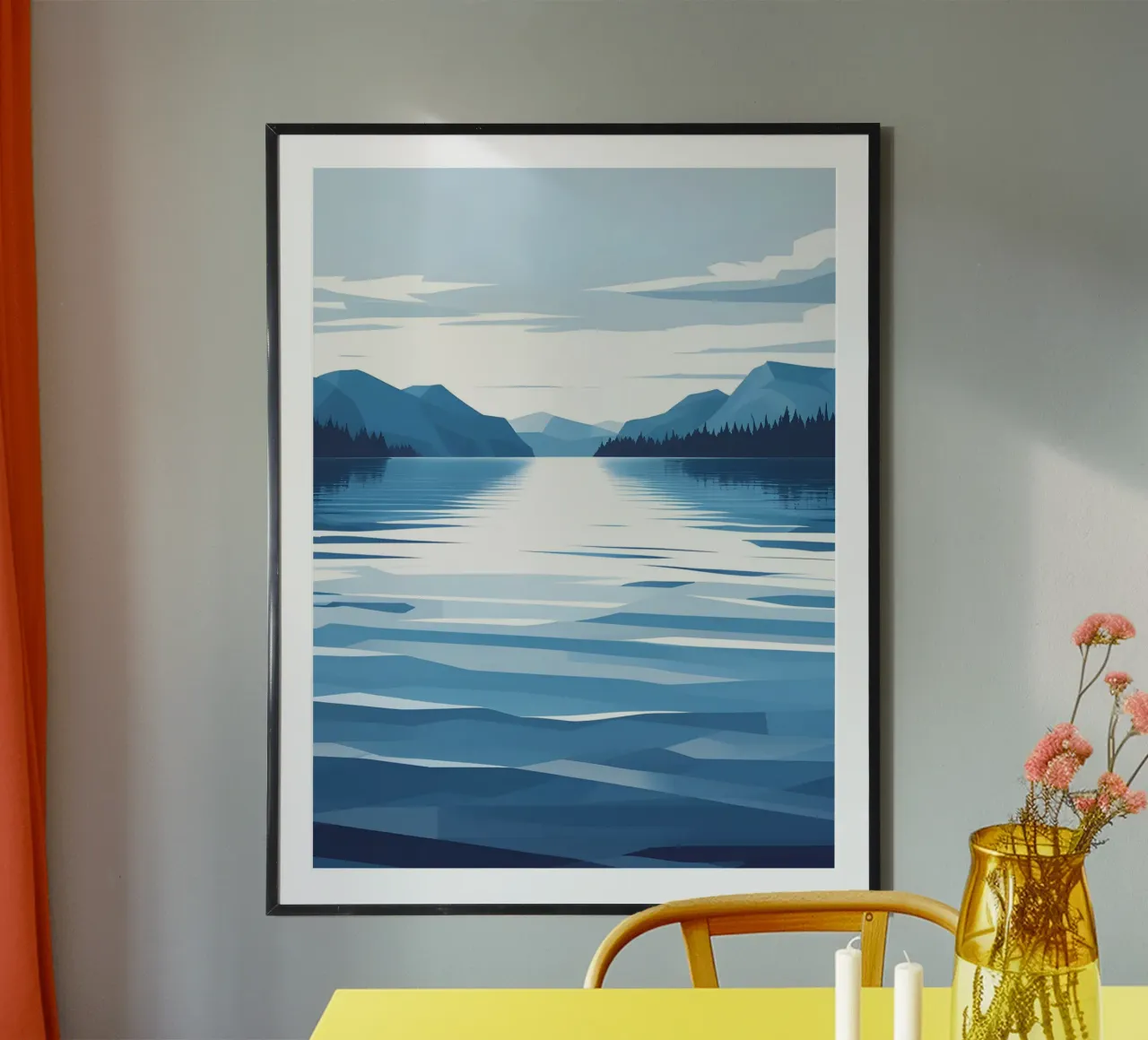 Meer reflectie poster van LIFESTYLE OBJECTS