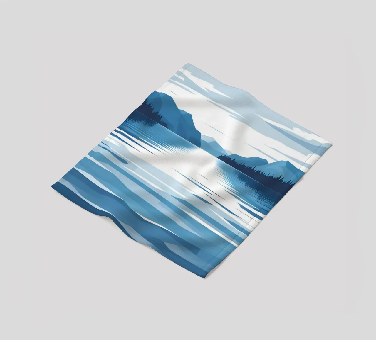 Reflexion im See Fleecedecke von LIFESTYLE OBJECTS