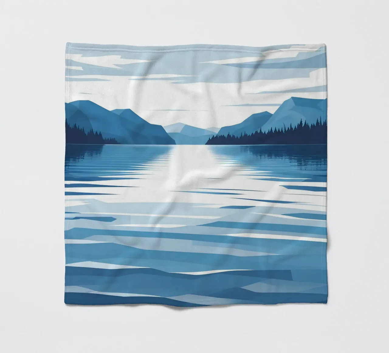 Reflexion im See Fleecedecke von LIFESTYLE OBJECTS