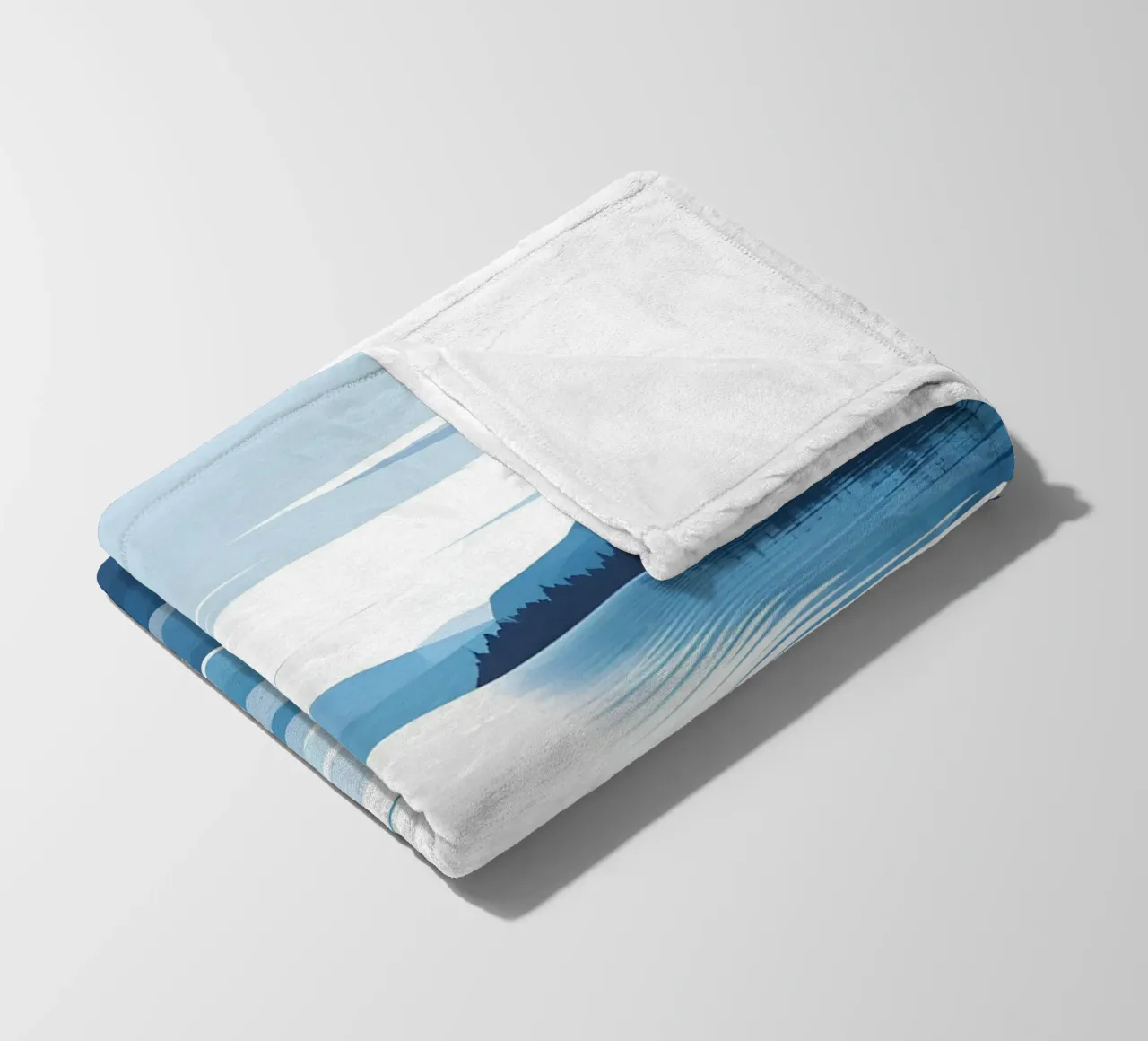 Reflexion im See Fleecedecke von LIFESTYLE OBJECTS