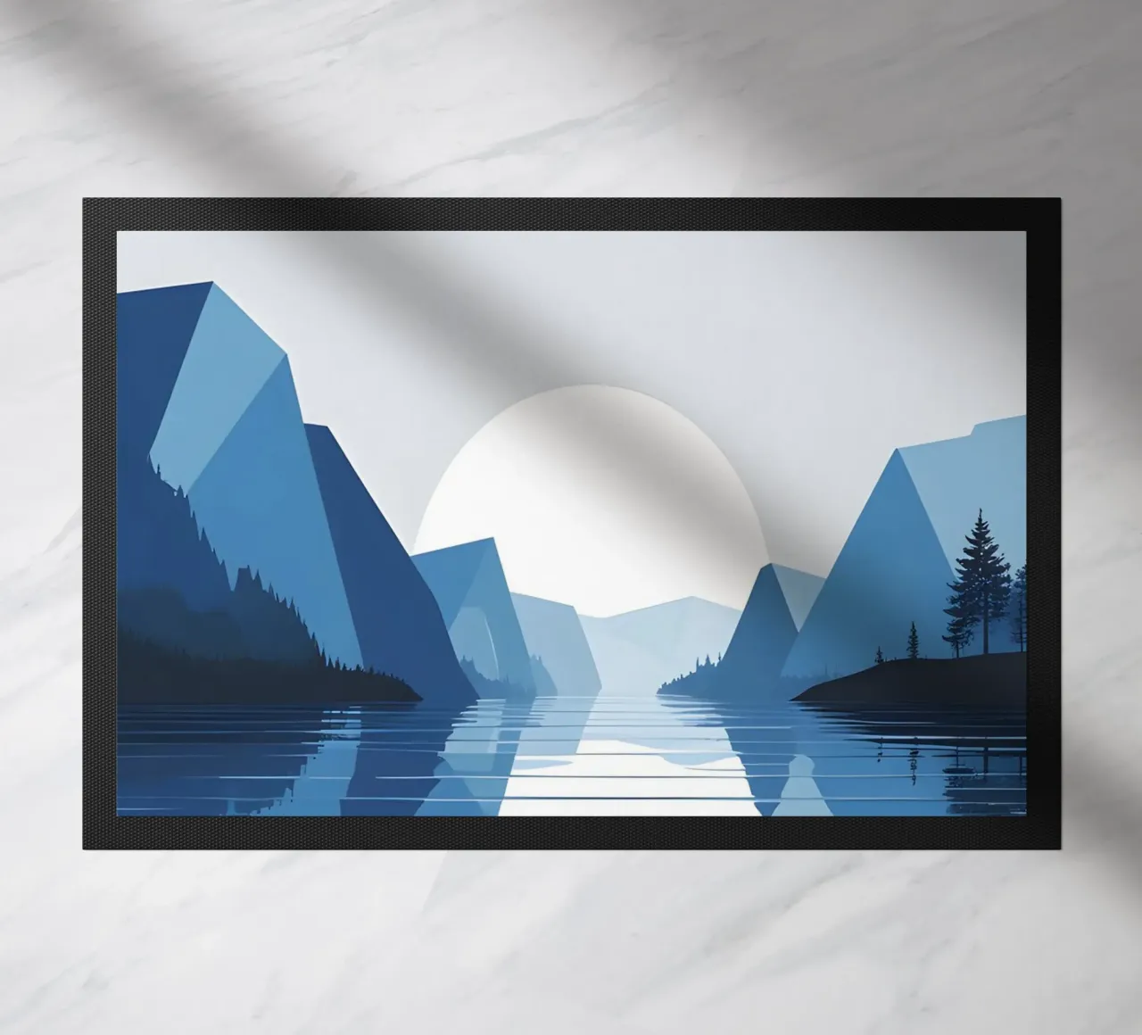 Lake reflection doormat by LIFESTYLE OBJECTS