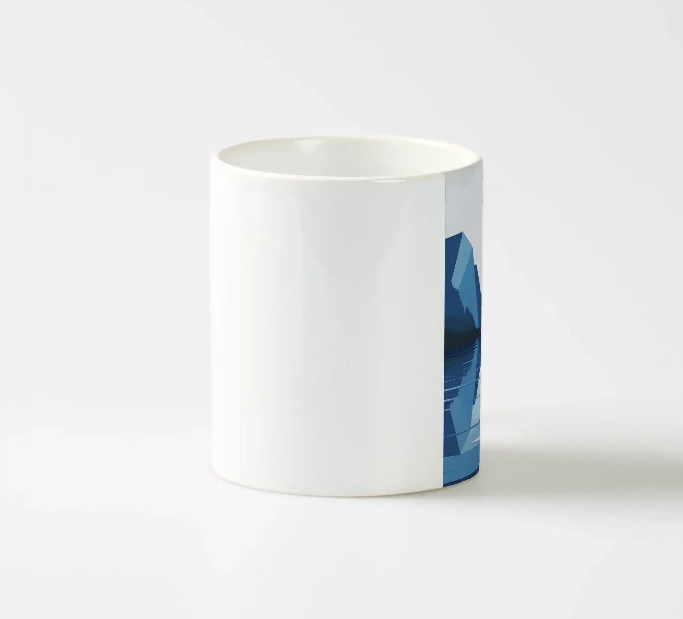 Lake reflection ceramic mug by LIFESTYLE OBJECTS