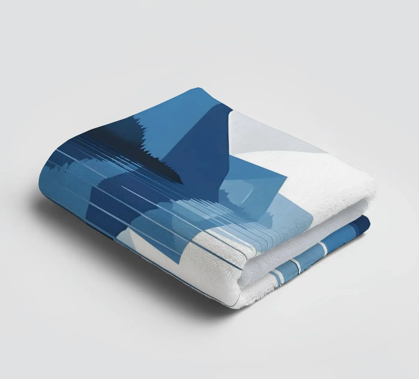 Lake reflection towel by LIFESTYLE OBJECTS