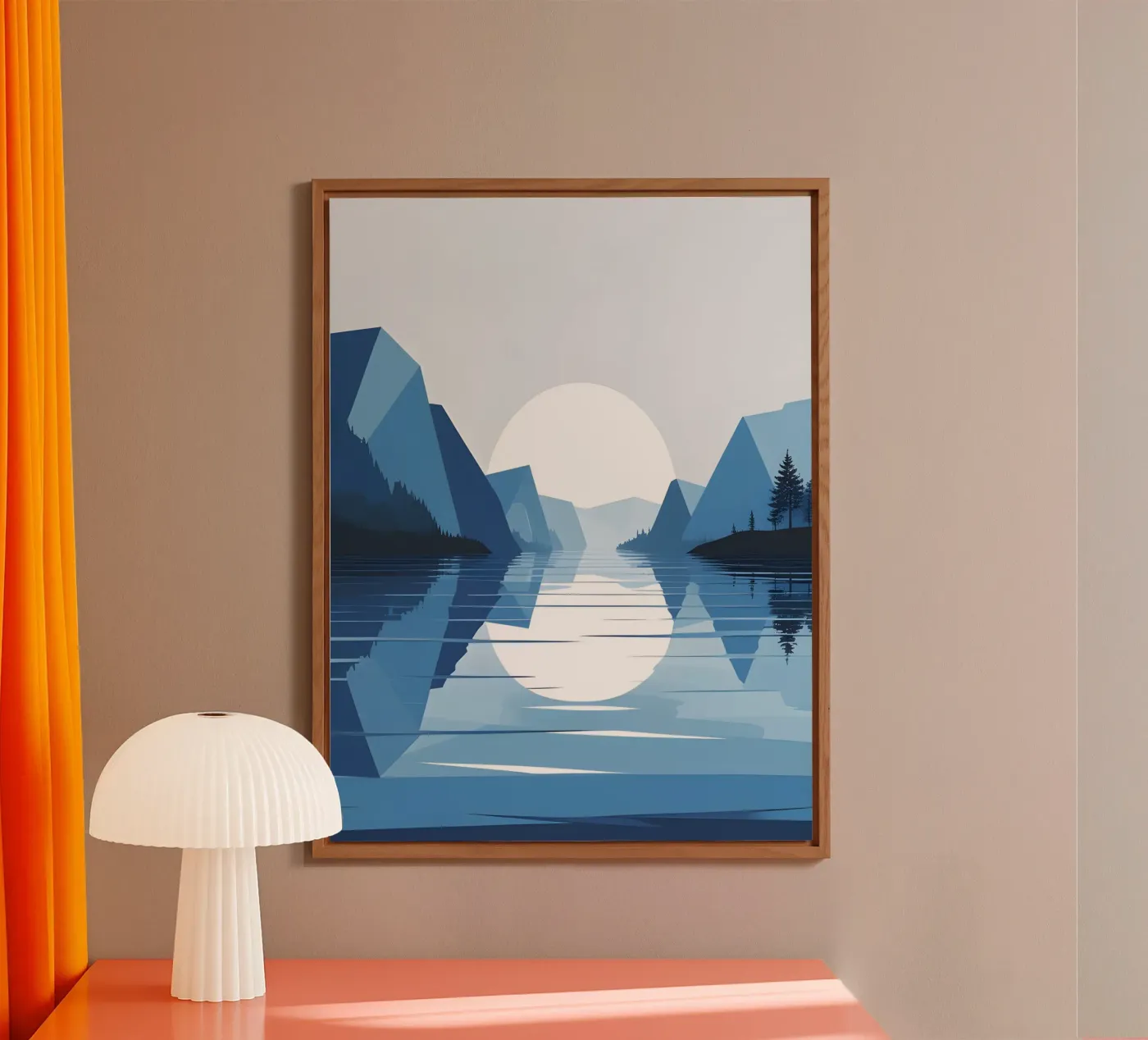 Lake reflection forex plate by LIFESTYLE OBJECTS