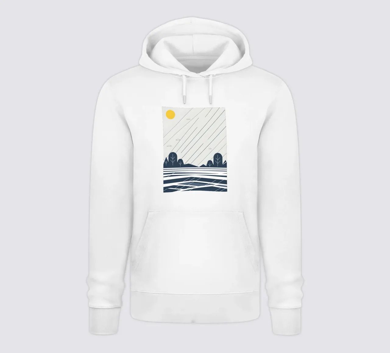 Linee di pioggia felpa con cappuccio da LIFESTYLE OBJECTS