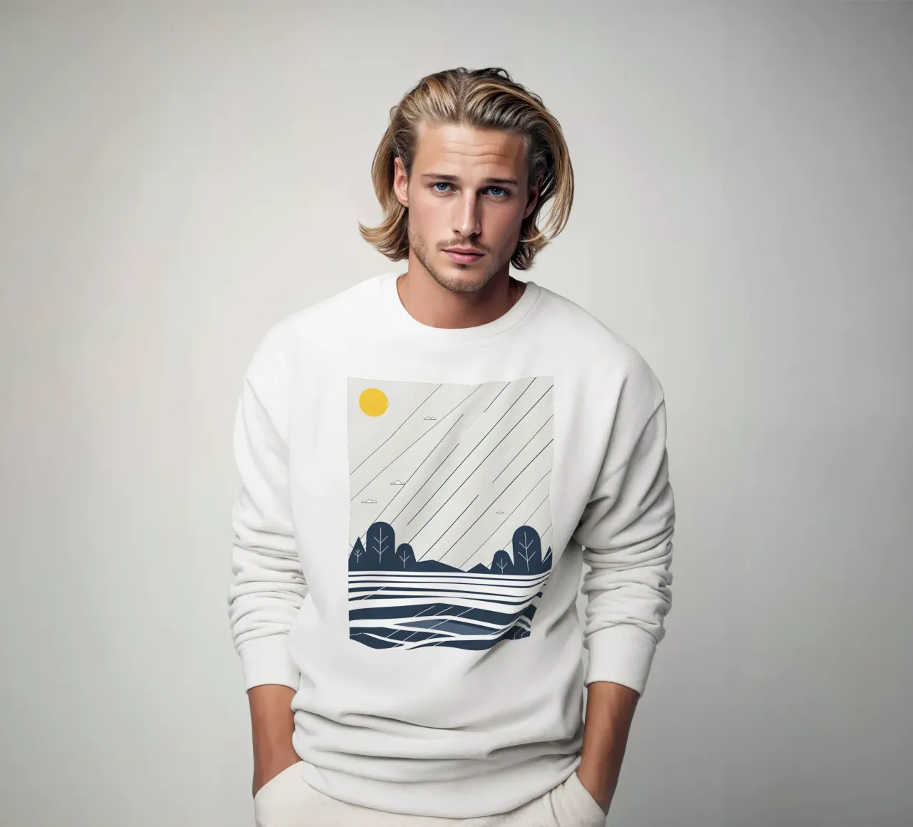 Linee di pioggia felpa da LIFESTYLE OBJECTS