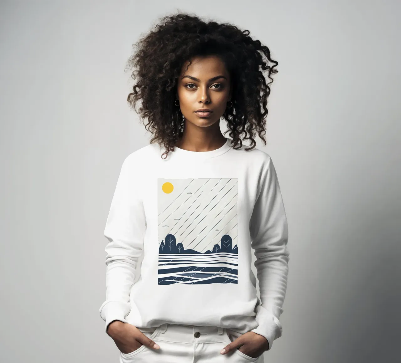 Linee di pioggia felpa da LIFESTYLE OBJECTS