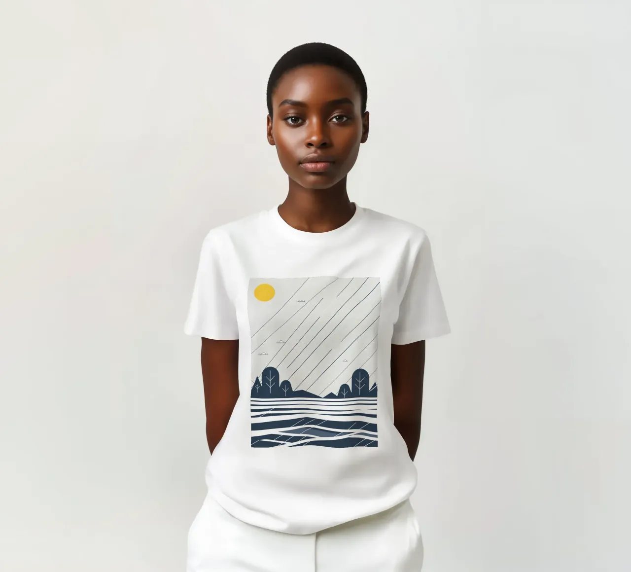 Linee di pioggia t-shirt da LIFESTYLE OBJECTS