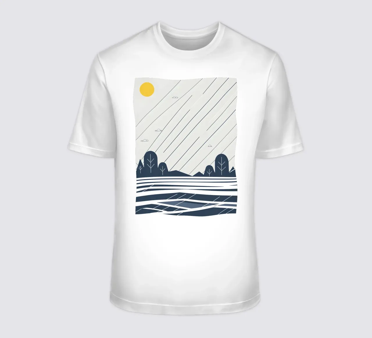 Linee di pioggia t-shirt da LIFESTYLE OBJECTS
