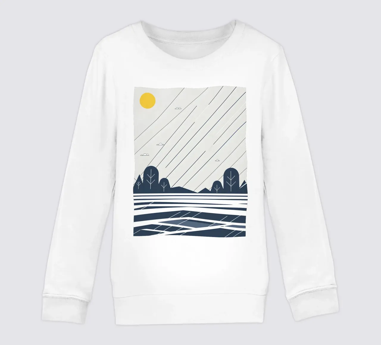 Linee di pioggia felpa bambino da LIFESTYLE OBJECTS