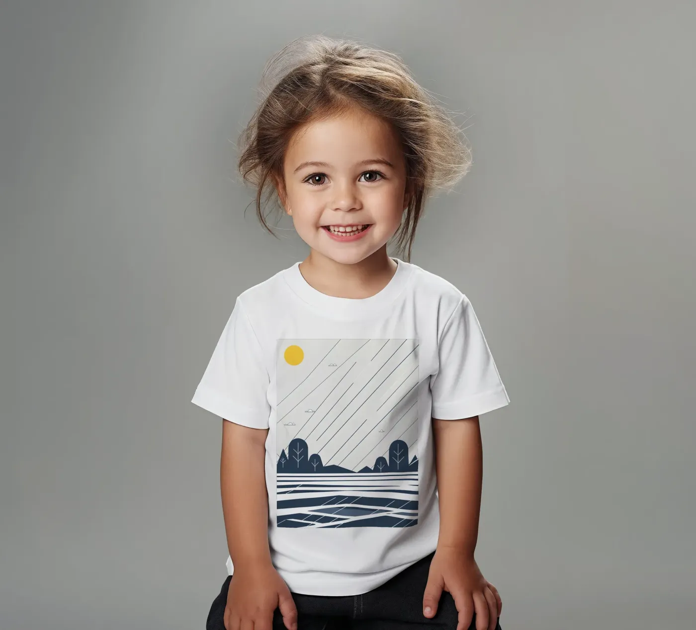Linee di pioggia t-shirt bambini da LIFESTYLE OBJECTS