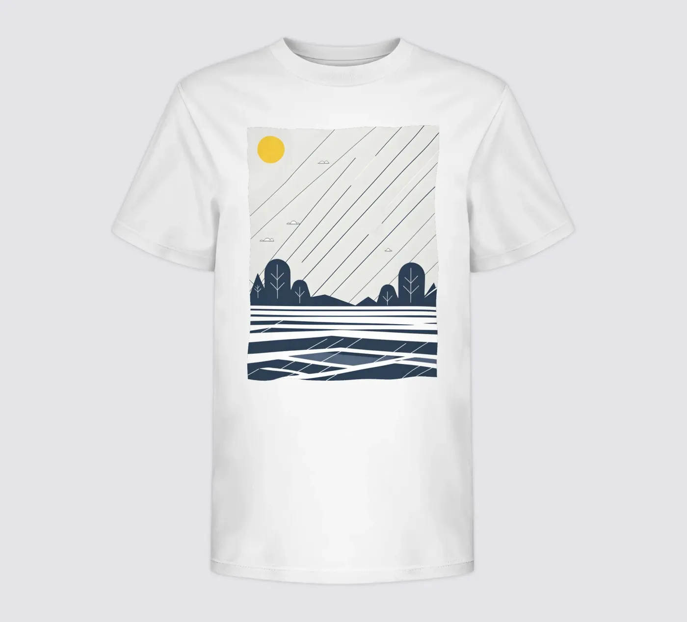 Linee di pioggia t-shirt bambini da LIFESTYLE OBJECTS