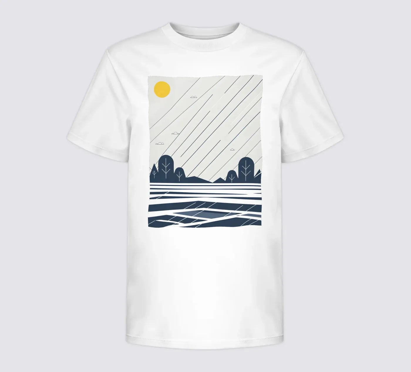 Linee di pioggia t-shirt bambini da LIFESTYLE OBJECTS