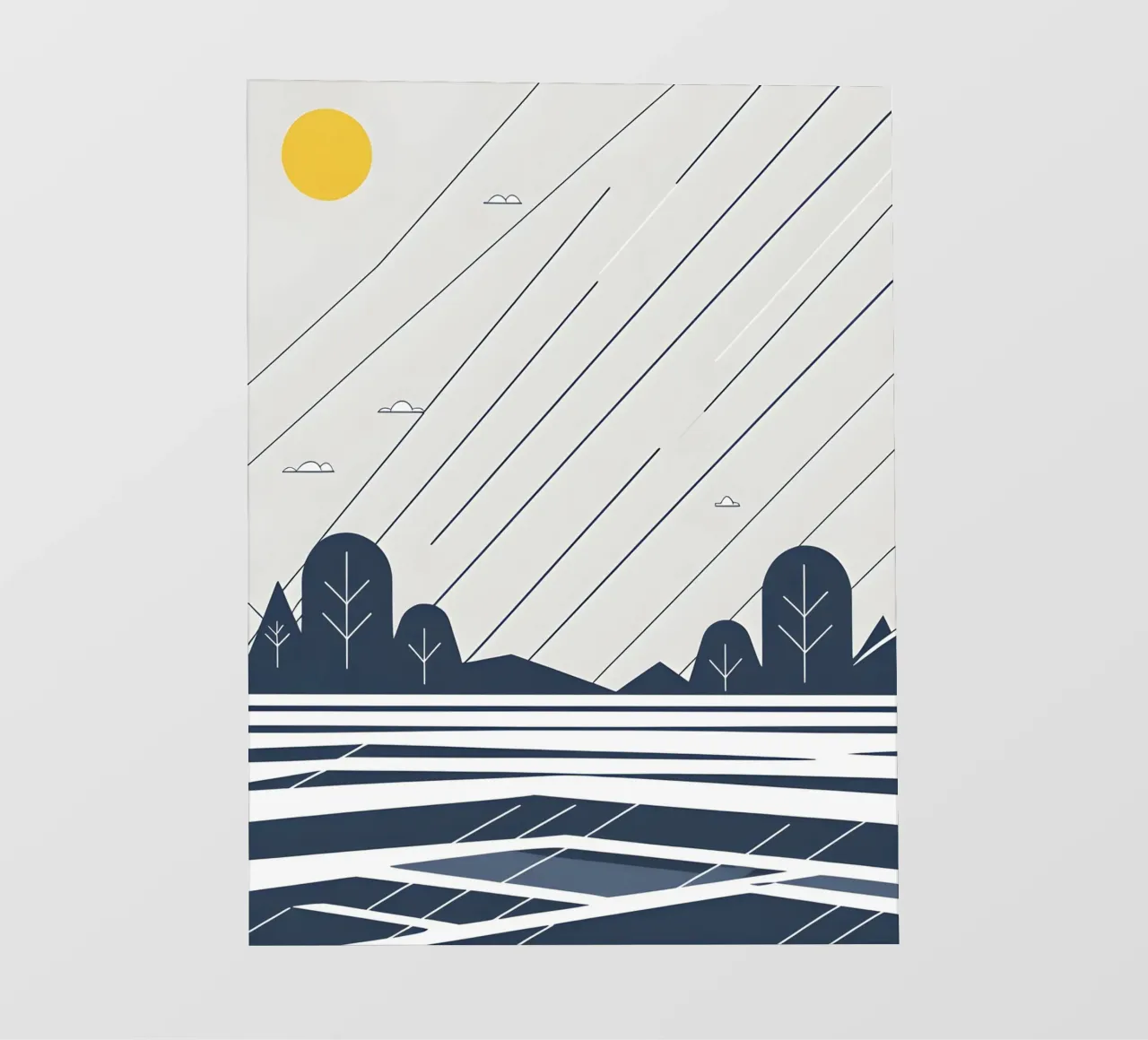 Linee di pioggia pellicola backlit da LIFESTYLE OBJECTS