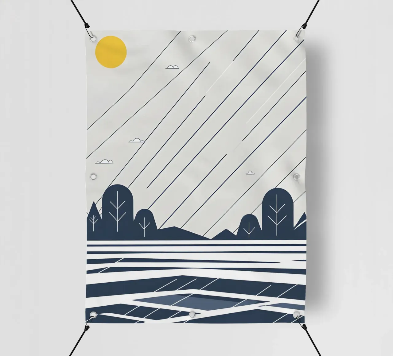 Linee di pioggia telo in pvc da LIFESTYLE OBJECTS