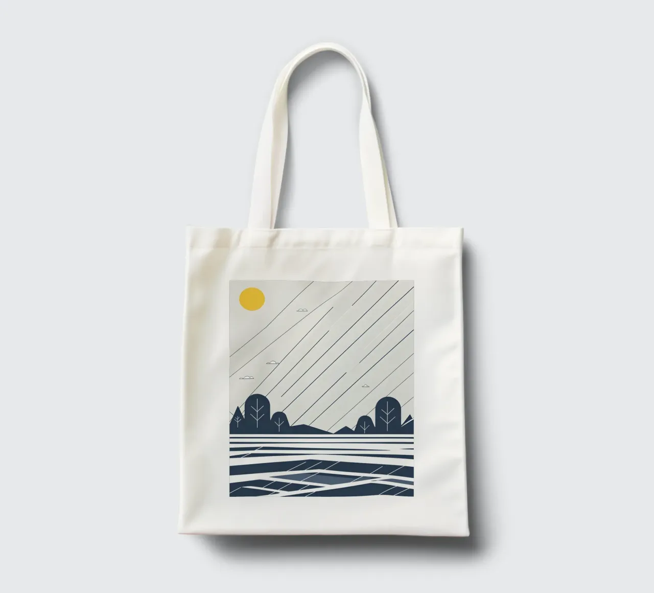 Linee di pioggia borsa in juta da LIFESTYLE OBJECTS