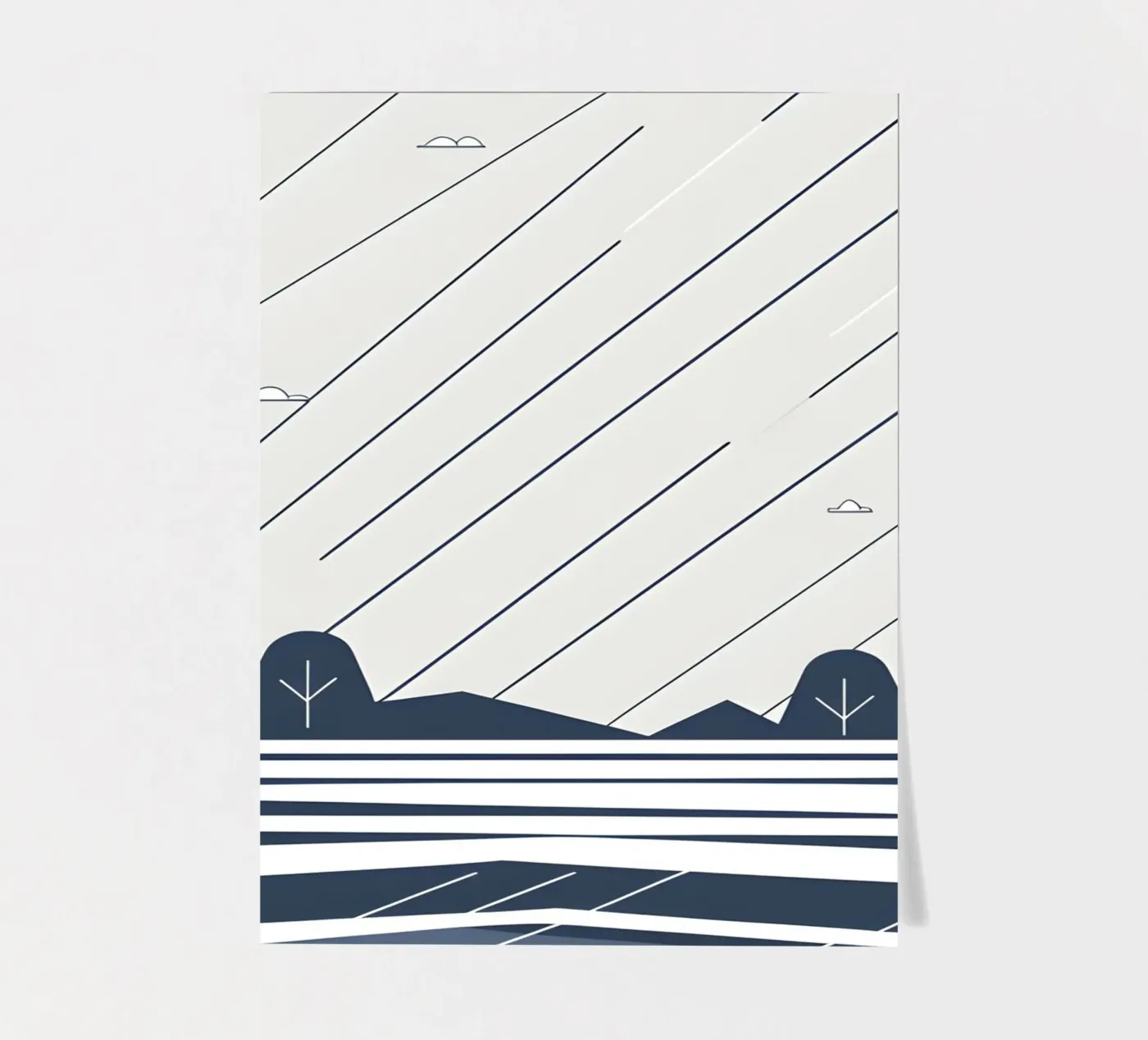 Rain lines sticker sheet by LIFESTYLE OBJECTS