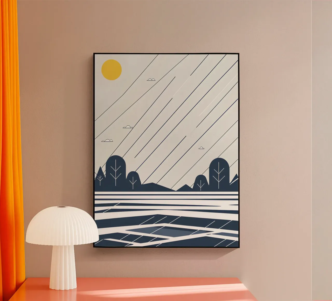 Rain lines acrylic glass by LIFESTYLE OBJECTS